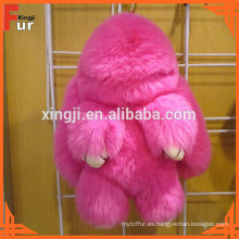 Para los bolsos Rex Rabbit Fur Keychain